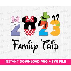 2023 Family Trip Svg, Vacay Mode Svg Png, Family Vacation Svg, Magical Kingdom Svg, Png Files For Cricut Sublimation, In