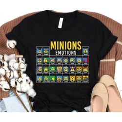 Despicable Me Minions Minion Banana Portrait T-Shirt, Minions Group Family Matching Tee, Disneyland Family Vacation Trip