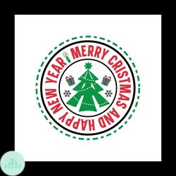 Merry Christmas And Happy New Year Svg, Christmas Svg, Merry Christmas Svg