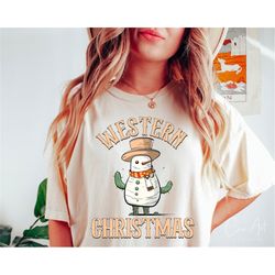 Western Christmas Png, Retro Xmas Png Sublimation Print Shirt Designs, Boho Christmas Png, Cowboy Holiday Graphic, Wild