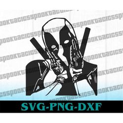 Dead pool SVG, deadpool svg, avengers svg, silhouette cut file, comic book svg, Cricut cut file, svg, png
