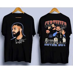 Rapper Drake T-Shirt, Certified Lover Boy Double Sided T-Shirt, Drake Shirt, Drake Merch, Drake Concert Shirt, Drake Tou