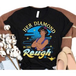 Disney Aladdin Her Diamond In The Rough Portrait T-Shirt, Aladdin Shirt, Disneyland Epcot Family Vacation Shirts, Magic