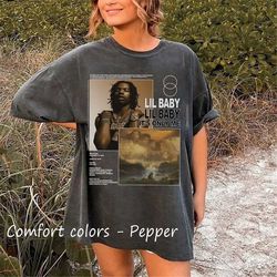 vintage lil baby t-shirt, its only me shirt, lil baby rap shirt, its only me tracklist tee, lil baby music inspired shir