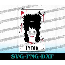 Lydia SVG, Beetle juice SVG, Strange and Unusual svg, halloween SVG, tarot card svg, horror svg, digital download