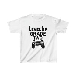 Back To School Level Up Grade Two Shirt, Back To School Shirt, First Day Of School Shirt, Gamer Shirt