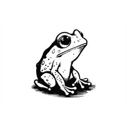 FROG SVG, FROG Svg Cut Files For Cricut, Frog Clipart, Frog Vector Svg, Frog Silhouette Svg