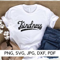 Kindness Text Clipart, Kindness svg, PNG, SVG, Be Kind, Kind Text Image, Kindness, full of Kindness, Digital Download