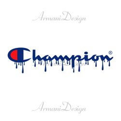 Champion Dripping Logo Svg