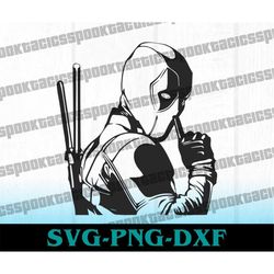 Dead pool SVG, deadpool svg, avengers svg, silhouette cut file, comic book svg, Cricut cut file, svg, png