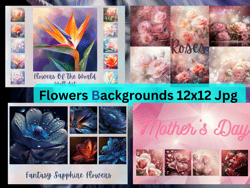 Flower Backgrounds,roses,sapphire flowers,cherry blossom,rose petals, peonies,gothic black rose,water lilies,Jpg Format