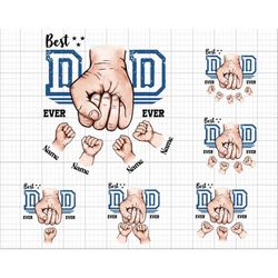 Personalized Best Dad Ever PNG, Dad Png, First Bump Set Png, Custom Name Png, Father's Day Png, Dad And Son Png, Gift Fo