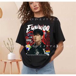 Cha Eunwoo Astro Vintage Bootleg Astro Kpop Fans,Movie Korean 90s Tee, kpop merch, gift for fans, kpop clothing