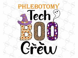 Phlebotomy Tech Boo Crew Ghost Halloween Technician Halloween Png, Ghost Nurse Png, Phlebotomy Tech Png, Boo Crew Png, S