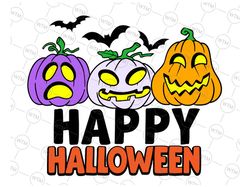 Jacks and Bats Svg, Happy Halloween Svg, Pumpkin Svg, Halloween Pumpki