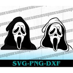 Ghostface SVG, scream svg, sydney prescott svg, tarot card svg, ghost face svg, halloween svg, horror svg, halloween png