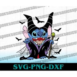 Maleficent sitch SVG, sleeping beauty stitch  stitch doll svg, stitch costume svg, horror svg, digital download
