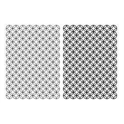 OVERLAPPING CIRCLES SVG, Overlapping Pattern cut files for Cricut, Seamless Round Pattern Svg