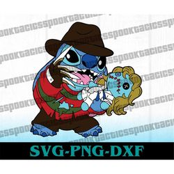Freddy Stitch SVG, kreuger svg, nightmare svg, elm st svg, stitch doll svg, stitch costume svg, horror svg, digital down