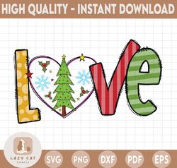 Love Christmas PNG, Santa Christmas Png, Christmas Santa, Xmas Png, PNG Sublimation Digital Downloads