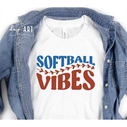softball vibes svg,softball girl svg, retro softball, stacked softball svg, softball life svg,game day svg,cricut svg, s