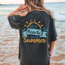 Enjoy Summer svg, Retro Sublimation SVG Designs , Sublimate PNG, Typography Png,Enjoy Summer png,Beach Svg, Summer Desig