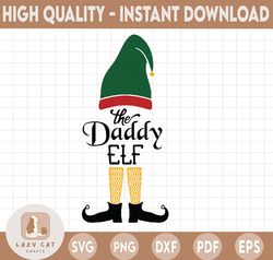 The Daddy Elf SVG, Daddy Elf Christmas SVG, Christmas Gift 2020 SVG, Cricut, Cutting File, Silhouette, Clipart