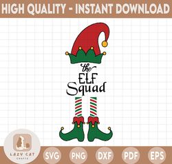 Elf Squad SVG,  Elf SVG, Christmas SVG, Squad svg, Elf Hat svg, Christmas Elf svg, Files for Silhouette Studio/Cricut