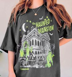 Vintage Haunted Mansion Shirt, The Haunted Mansion Map, Disneyland Halloween Shirt, Stretching Room