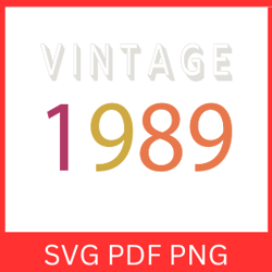 Vintage 1992 Retro Svg | VINTAGE 1992 SVG DESIGN | Vintage 1992 Sublimation Designs | Printable Art | Digital Download