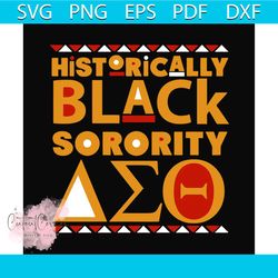 historically black sorority svg, Delta Sigma Theta Sorority SVG
