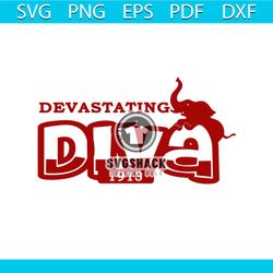 Devastating DIVA 1913 svg, Delta Sigma Theta Sorority SVG