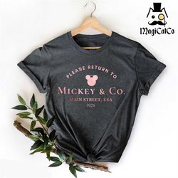 Return to Mickey & Co Unisex shirt, Disney Trip Shirt, Cute Disney Mickey Tee disneyworld shirt, Disney Girls Trip Shirt