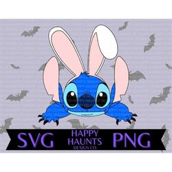 Bunny stitch SVG, easy cut file for Cricut, Layered by colour