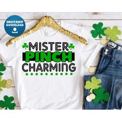 Mr Pinch Charming Svg, Boys St Patrick's Day SVG, st Patty's day SVG, St. Patrick's Day SVG and png for  Sublimation, dx