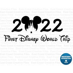 Family Vacation 2022 SVG, Magical World Vacation 2022 SVG, Family Trip 2022 SVG, Cut files for Cricut and Silhouette cli