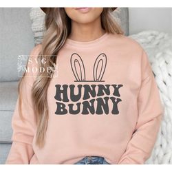 Hunny Bunny SVG PNG PDF, Happy Easter Svg, Bunny Svg, Kids Easter Svg, Easter Shirt Svg, Easter Svg, Hello Spring, Easte