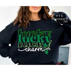 Lucky Charm SVG PNG, Lucky Mama Svg, One Lucky Charm Svg, St Patricks Day Svg, St Patricks Shirt, Irish Svg, Funny St Pa
