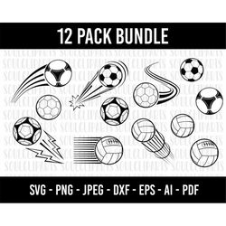 cod120- sports ball designs /files for cutting /soccer ball svg/ soccer ball clipart/soccer svg bundle ,soccer ball svg
