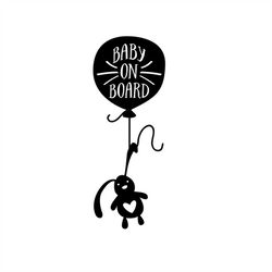 Baby on Board - Baby Child - SVG - SVG Download File - Kids - Plotter Cricut