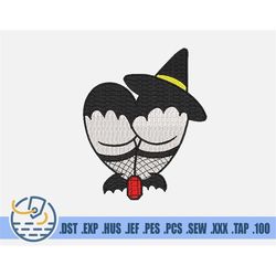 Witch Embroidery File - Instant Download - Halloween Design Pattern For Patches - Sexy Heart For Clothing Decoration - W
