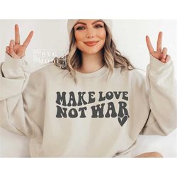 Make Love Not War SVG PNG PDF, Peace Support Svg, I Choose Peace Svg, Stop War Svg, Peace Not War Svg, Peace Over War Sv