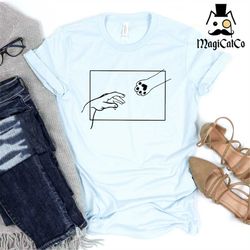 Adam Creation cat Shirt, Cat Mom Shirt, Cat lover shirt, Funny Cat Tee, Gift For Cat Lover, Cat Lover Gift for Women