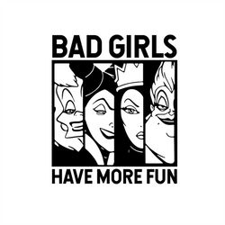 Bad Girls Have More Fun - Plotter File - SVG - SVG Download File - Plotter File