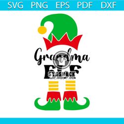 Grandma Elf Svg, Christmas Svg, Xmas Svg, Grandma Svg, Christmas Gift Svg, Elf Svg