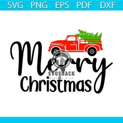 Merry Christmas Svg, Christmas Svg, Xmas Svg, Xmas Truck Svg, Christmas Gift Svg