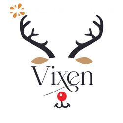 Vixen Svg, Christmas Svg, Xmas Svg, Happy Holiday Svg, Christmas Gift Svg, Reindeer Svg