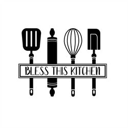 Quote Bless This Kitchen - Kitchen - Kitchen - SVG Download File - Plotter File - Crafting - Plotter Cricut