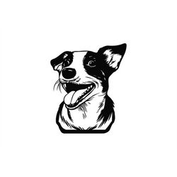 JACK RUSSELL TERRIER Head Svg, Jack Russell Terrier Head Svg Files For Cricut