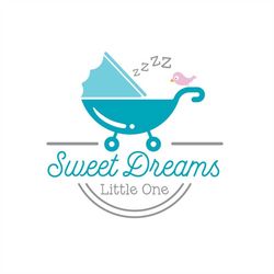 Sweet Dreams Little One - plotter file - SVG - SVG Download File - Plotter File